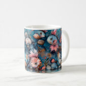 Mug Mer savonneuse habitants de poissons amusants (Devant droit)