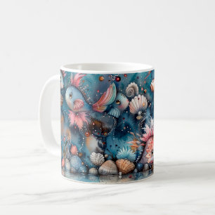 Mug Mer savonneuse habitants de poissons amusants