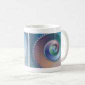 Mug Mer Shell - fractale (Devant droit)