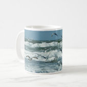 Mug Mer, Surf, Mouettes Volant, Vagues (Devant gauche)