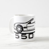 Mug Mercedes 550 SL Type 230 (Devant gauche)