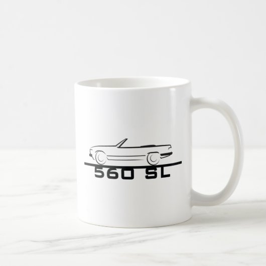 Mug Mercedes 560 SL Type 107 (Droite)