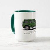 Mug Mercedes Benz 4x4 SUV Luxury Car G Wagon (Devant gauche)