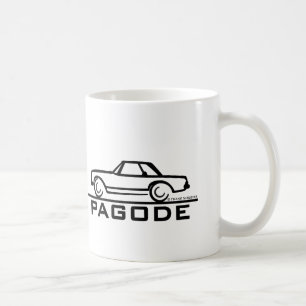 Mug Mercedes SL Pagode avec script