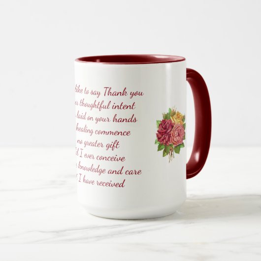 Mug Merci (Devant droit)