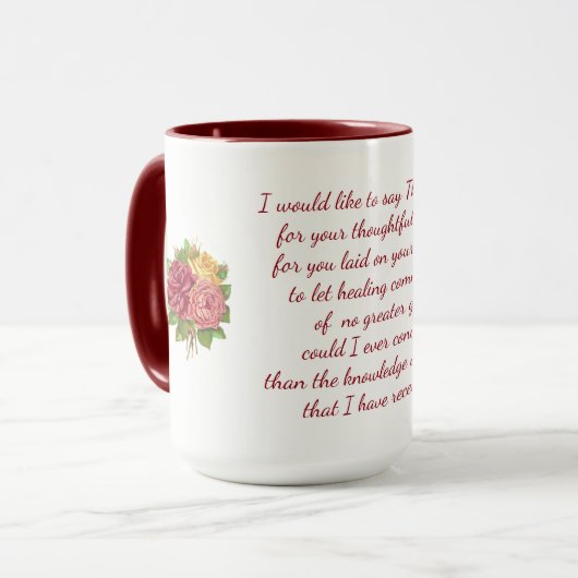 Mug Merci (Devant gauche)