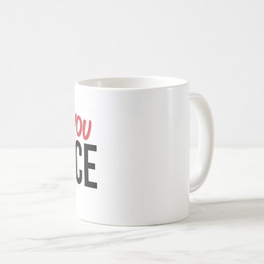 Mug Merci (Devant droit)