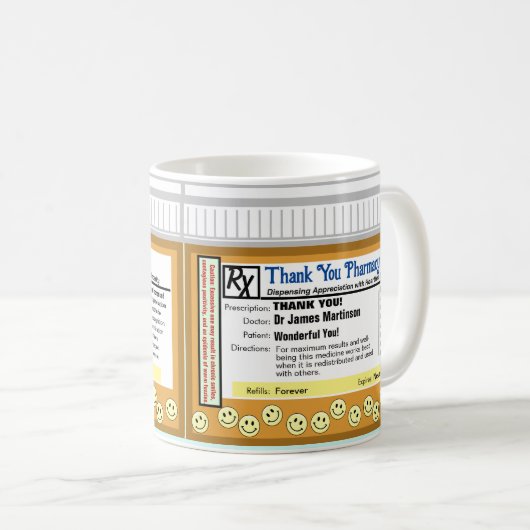 Mug Merci (Devant droit)