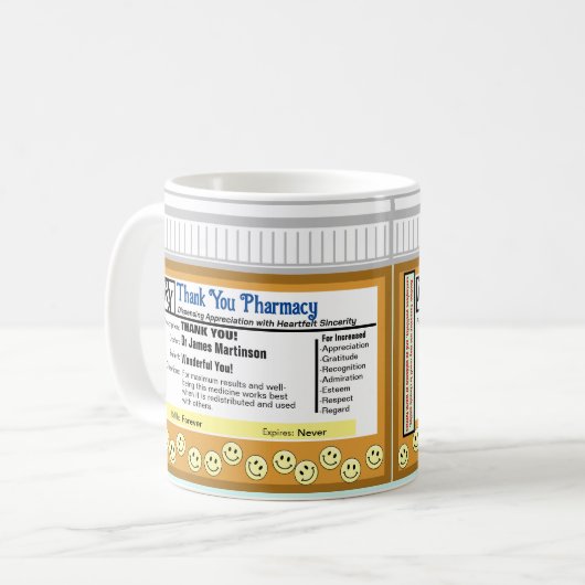 Mug Merci (Devant gauche)