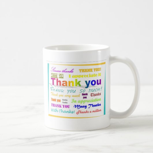 Mug Merci (Droite)