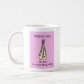 Mug Merci à la danse Enseignant Chaussures de ballet (Gauche)