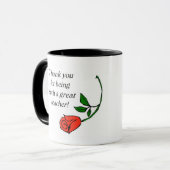 Mug Merci à l'enseignant (Devant gauche)