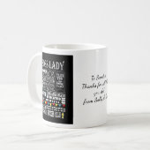 Mug Merci à madame Boss, merci, cadeau Noël (Devant gauche)