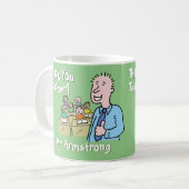 Mug Merci à un enseignant masculin (Devant gauche)