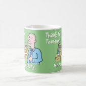 Mug Merci à un enseignant masculin (Centre)