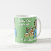Mug Merci à une enseignante asiatique (Devant droit)