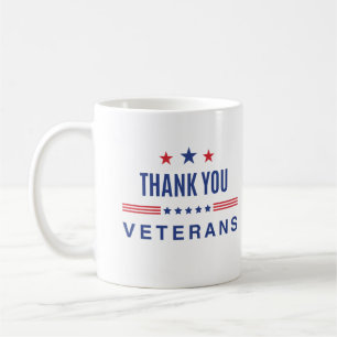 Mug Merci Anciens Combattants Fiers Soldats de l'Armée