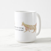 Mug Merci animal Woodland Chef scouts Fox (Devant droit)