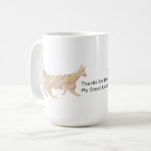 Mug Merci animal Woodland Chef scouts Fox (Devant gauche)