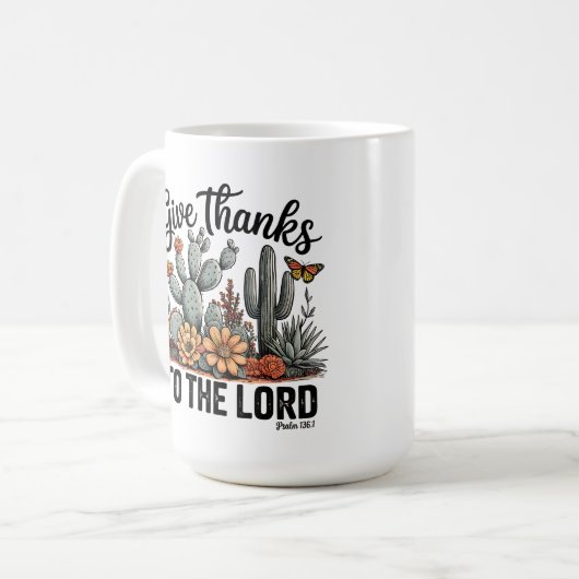 Mug Merci au désert de Lord Cactus (Devant gauche)