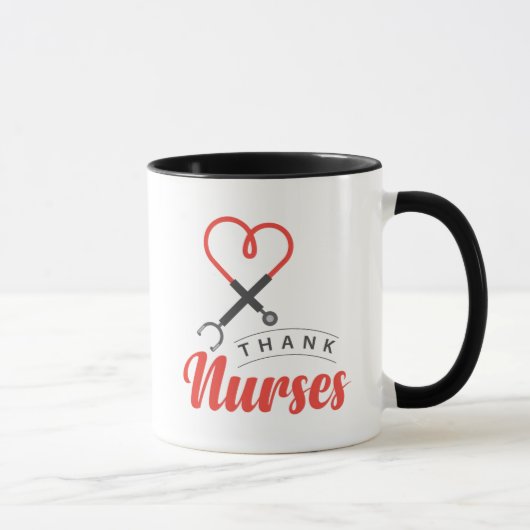 Mug Merci aux infirmières (Droite)