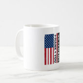 Mug Merci aux vétérans - Conception vectorielle de dra (Devant gauche)