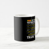 Mug Merci Aux Vétérans Du Vietnam Brave Warriors V (Devant droit)