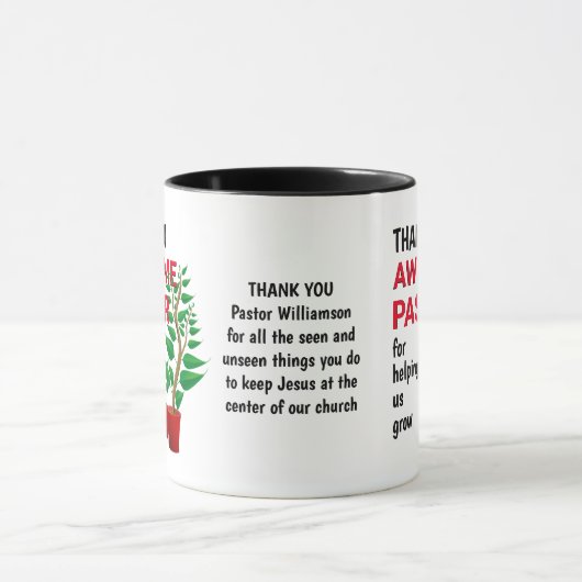 Mug Merci Awesome PASTOR Appréciation (Centre)