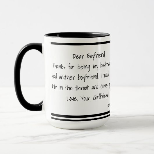 Mug Merci Boyfriend (Gauche)