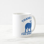 Mug Merci Brebis Pour La Tonte (Devant droit)