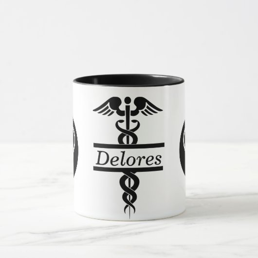 Mug Merci cadeau pour l'infirmière/le médecin favori (Centre)