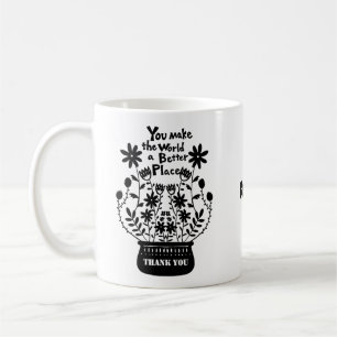 Mug Merci Cadeau Tu fais du monde un meilleur endroit