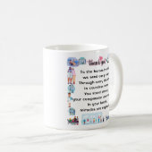 Mug Merci, chers anges. (Devant droit)