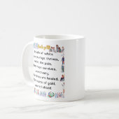 Mug Merci, chers anges. (Devant gauche)