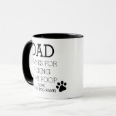MUG MERCI CHIEN DAD (Devant gauche)