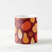 Mug Merci Citrouille Brown Motif sans Seamless. (Centre)