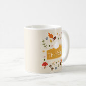 Mug Merci Citrouille Pie Thanksgiving Cadeau Automne (Devant droit)