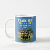 Mug Merci Coach avec Photo de l'équipe (Gauche)