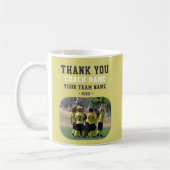 Mug Merci Coach avec Photo de l'équipe (Gauche)