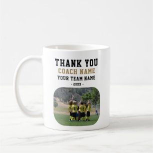 Mug Merci Coach avec Photo de l'équipe