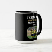 Mug Merci Coach avec Photo de l'équipe (Devant droit)
