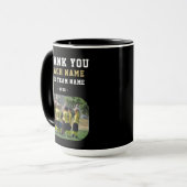 Mug Merci Coach avec Photo de l'équipe (Devant gauche)
