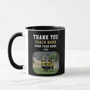 Mug Merci Coach avec Photo de l'équipe