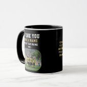 Mug Merci Coach avec Photo de l'équipe (Devant gauche)