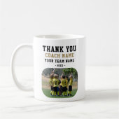 Mug Merci Coach avec Photo de l'équipe (Gauche)