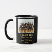 Mug Merci Coach Équipe Nom Photo (Gauche)