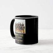 Mug Merci Coach Équipe Nom Photo (Devant gauche)