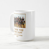 Mug Merci Coach Nom de l'équipe Photo (Devant gauche)