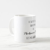 Mug Merci coeur meilleur mécanicien jamais ajouter un (Devant gauche)