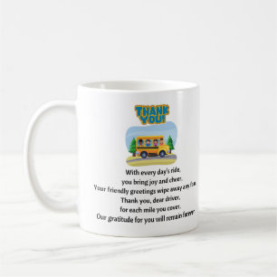 Mug Merci, Conducteur De Bus Scolaire.